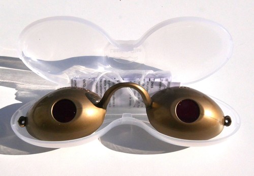 Lunettes dorées de - lunettes,
