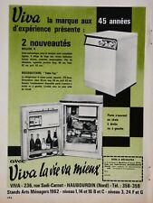 1963 VIVA PRESS ADVERTISEMENT MILAINE Stainless Tank Washing Machine Refrigerator