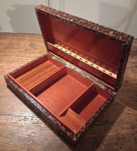 Boite cigares vintage en - a,