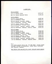 Renault 12 Price List Mid-Late 1970s Australian Market Single Sheet Brochure 
