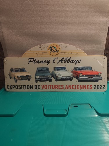 Plaque métal rectangulaire