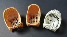 Lot de 3 Landaus miniatures en