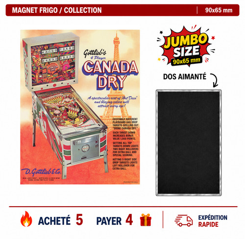Magnet frigo canada dry 90x65 - frigo,