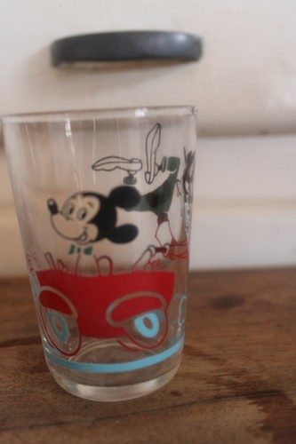 Ancien verre moutarde - ancien,