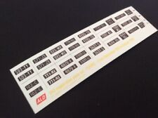 1901-1928 LICENSE PLATES FRANCE 1:43 DECALS - FOR 14 CARS