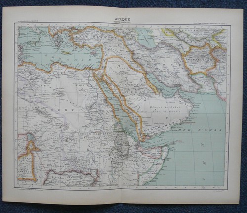 Carte géographie afrique - carte,