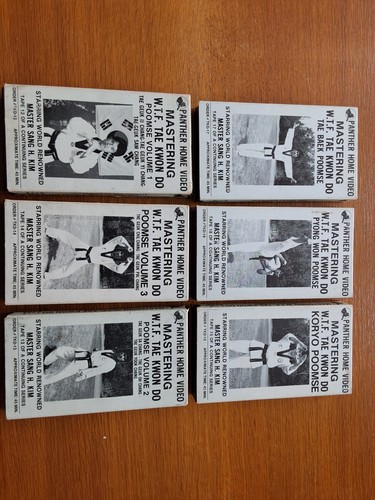 Cassettes vhs taekwondo usa - vhs,