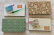 Lot de 2 porte plume en verre