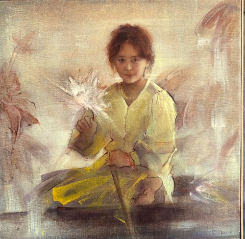 Ancien tableau peinture huile - tableau,