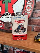 Bidon 1L vintage Superior huile décoration Déco Garage Vintage Collection pub