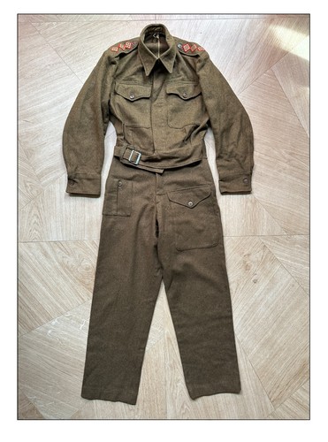 Ensemble battle dress - battle, daté