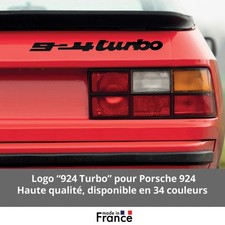 Logo - Porsche 924 Turbo 1ère