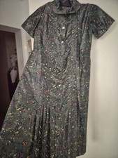 Superbe Robe Année 50 Tissu