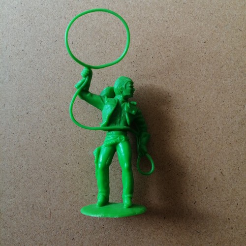 Figurine cowboy plastique - en,