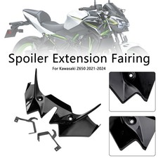 Extension de carénage de spoiler avant pour Kawasaki Z650 2021-2024 Black'
