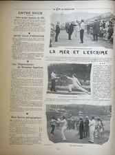 1903 LA MER ET L'ESCRIME - LUC