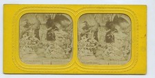 Diablerie Chateaux Du Diable Hold To Light Stereoview Hennetier c1860s