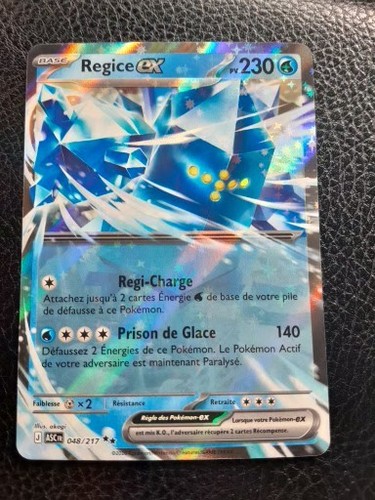 Carte pokémon regice - pokémon, ex