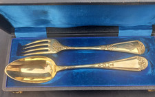 Couverts argent massif vermeil