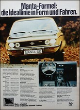 Opel Manta A Original Advertising from 1971