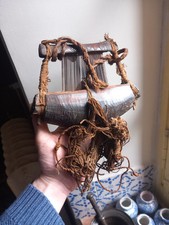 Metier A Tisser Africain en Bois et Tissu