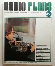 #27 revue Radio plans N331 juin 1975 horloge digitale Amplificateur BF