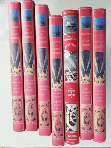 Lot livres jules verne - de,