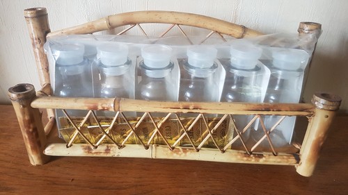 Etagère épices rotin - à,