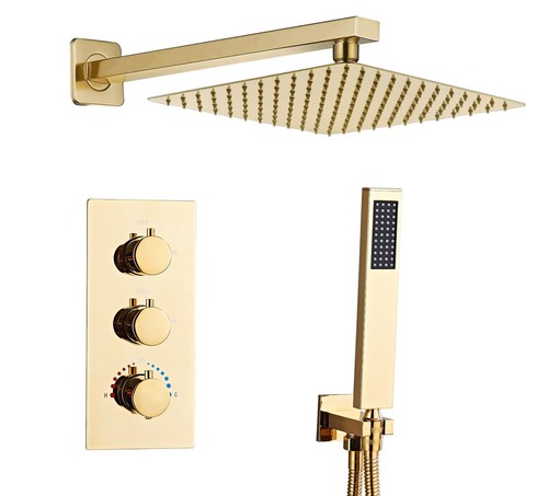 Douche encastrée avec - douche,