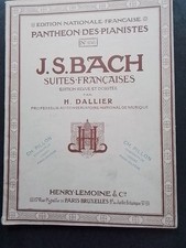 PARTITION - J.S. BACH - Suites