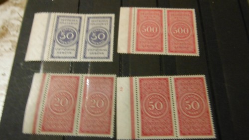 Rare lot paires timbres - rare,