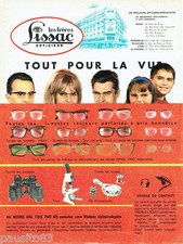 ADVERTISEMENT ADVERTISING 066 1963 les opticiens Frères Lissac eyeglasses
