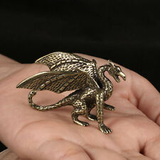 Brass Pterosaur Dragon Animal Statue Home Decor Tabletop Figurine Gifts