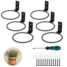 6 x Porte Plante Mural