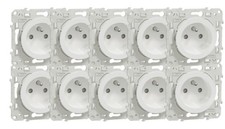 Lot de 10 Prises de courant