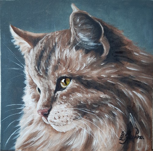Peinture huile originale - l'huile,