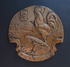 Automobile Niclausse Badge de Calandre Bronze Cire Perdue Parfait Etat 1906-1914