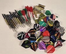 Metal Darts Lot & Misc Flights Lot Steel Tip