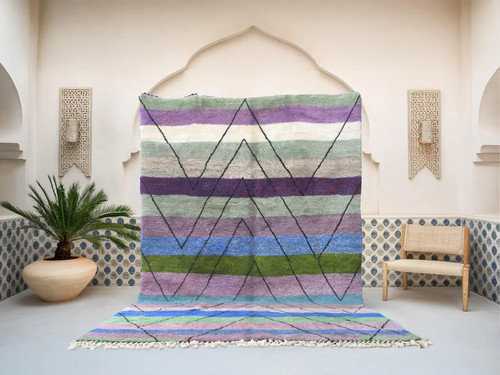 Tapis laine berbère - tapis,