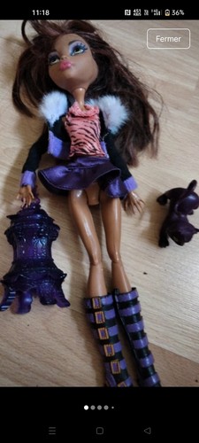 Monster high poupée avec - monster,