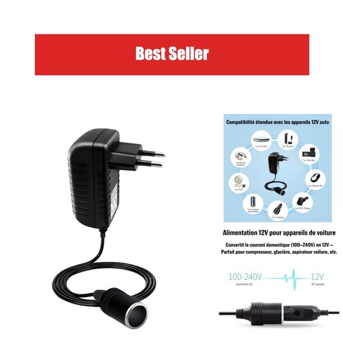 Adaptateur allume cigare 230v - adaptateur, allume-cigare