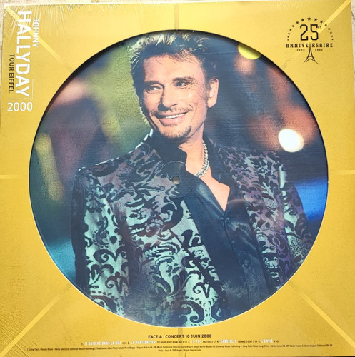 Johnny hallyday picture disc - hallyday,