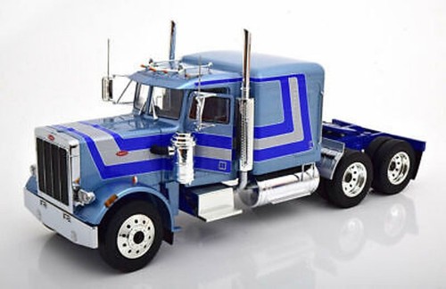 Peterbilt 359 1967 blue road - peterbilt,