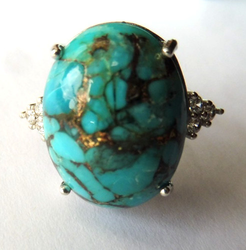 Bague turquoise - bague, de