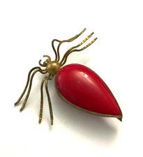 Ancienne broche Araignée