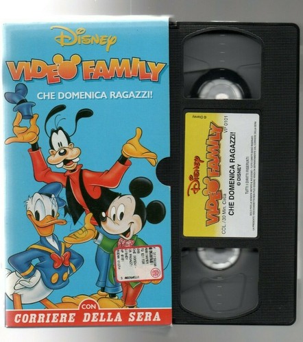 Vhs disney che domenica - disney,