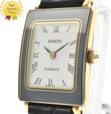 *PRESQUE COMME NEUVE* RADO Florence 153.3606.2 18 mm cadran blanc montre...