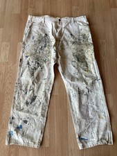 VTG Dickies Sherwin Williams White Paint Splatter Thrashed Carpenter Pants