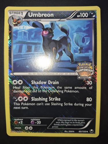 2012 pokémon card dark - card, b&w