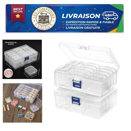 Boîte rangement plastique